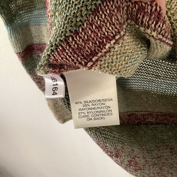 Susan Bristol Vintage Y2K Fairy Grunge Artsy Silk Blend Fairycore Knit Sweater M - Picture 10 of 11